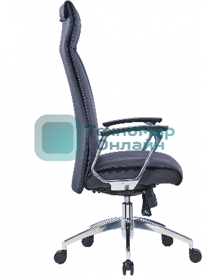 Кресло руководителя Cactus CS-LBK-BARSELONA кожа, крестов. алюминий