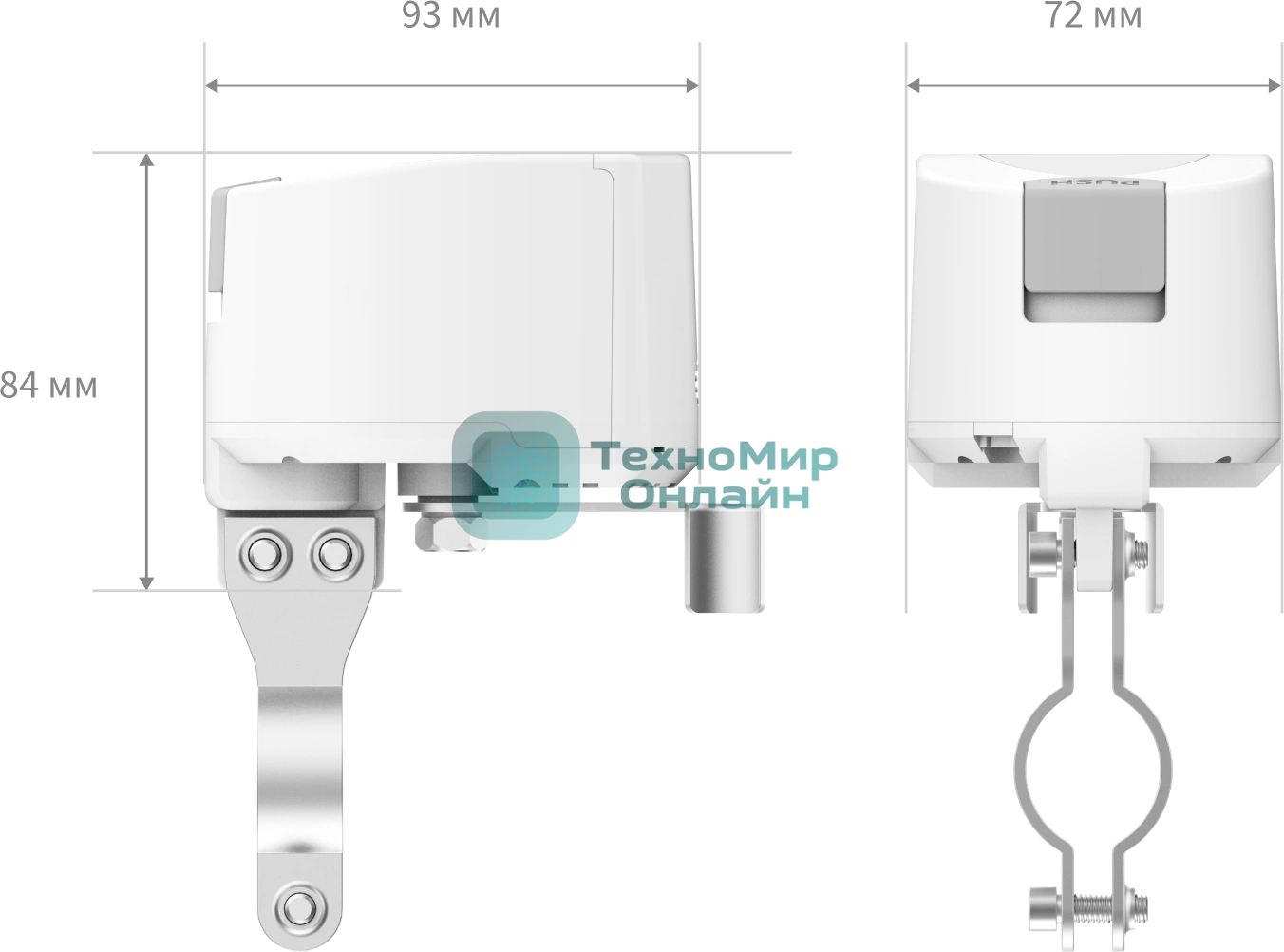 Элеткропривод Aqara VC-X01D белый