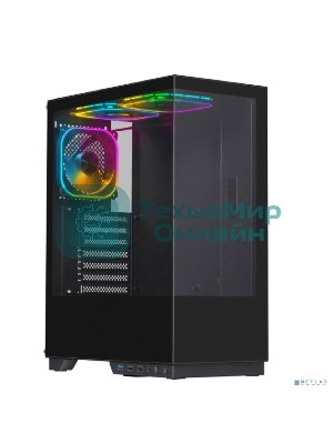Компьютерный корпус Defender HyperHub черный,ATX,3fans,switchM/BSync