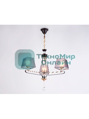 Светильник Ambrella light TR4614/3 CF/FGD кофе/золото E27/3 max 40W D640*800