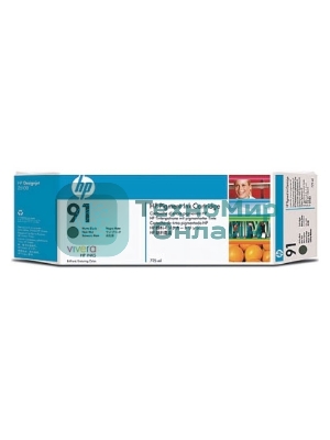 Картридж струйный HP №91 C9464A черный матовый для HP DJ Z6100 (775мл)