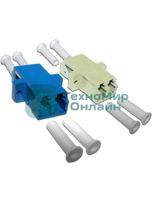 Адаптер оптический LANMASTER LC, SM, корпус SC, дуплексный