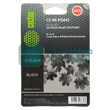 Заправочный набор Cactus CS-RK-PG445 черный для Canon Pixma MG2440/MG2540 (2x30мл)