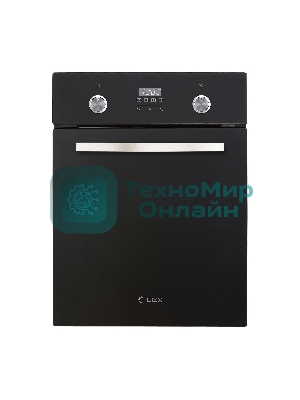 Духовой шкаф LEX EDP 4590 BL Matt Editionобъем 55л, LED таймер, 9 функций, встраиваемый