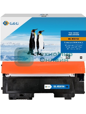 Картридж лазерный G&G GG-W2070A черный (1000 стр.) для HP Color Laser MFP 179fnw/178nw/150nw