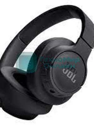 Беспроводные/проводные наушники JBL Tune 720BT черный, полноразмерные, Bluetooth + проводной, быстрая зарядка