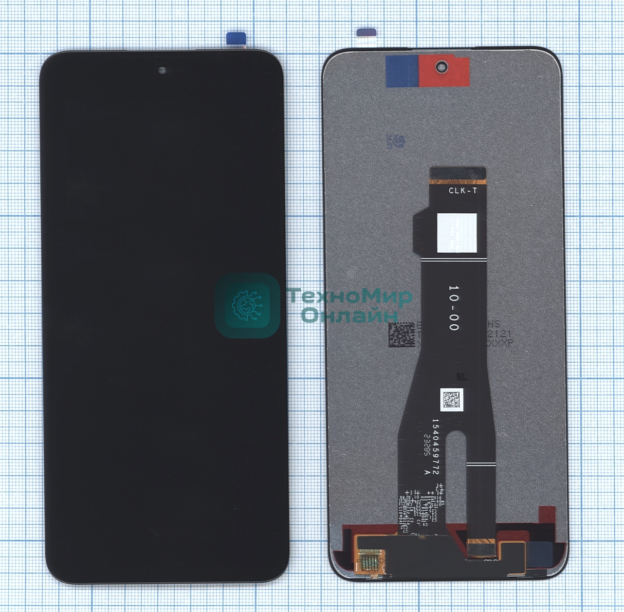 Дисплей (модуль) для Huawei Honor X7b в сборе с тачскрином черный orig