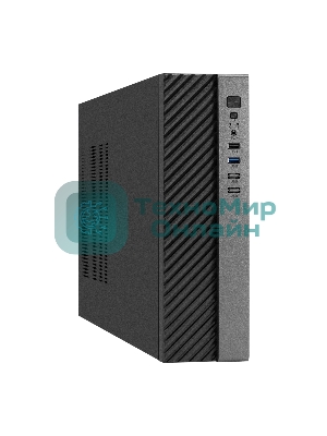 Компьютерный корпус Desktop ExeGate MI-302U-350 (mATX/mini-ITX, TPS350 8см, 1хUSB+1хUSB 3.0, HD аудио, черный)