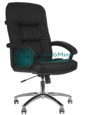 Кресло Бюрократ T-9908AXSN-AB черный, кожа