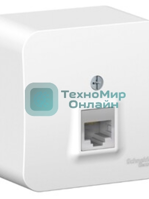 Розетка компьютерная ОП Blanca RJ45 кат.5e изол. пласт. бел. SchE BLNIA045001
