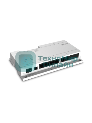 Коммутатор Dahua DHI-VTNS1060A, 6×PoE (24 В) + 2×Uplink, неуправляемый