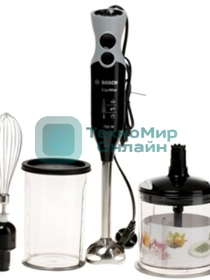 Блендер погружной Bosch MSM 67160 RU ErgoMixx белый, 750 Вт, плавная регулировка, турбо