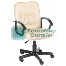 Кресло компьютерное OLSS Чип Ультра бежевый экокожа Крестовина 