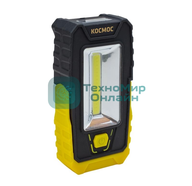 Фонарь Космос 5Вт СОВ 3LED клипса для крепл. магнит поворотная подставка 3хААА