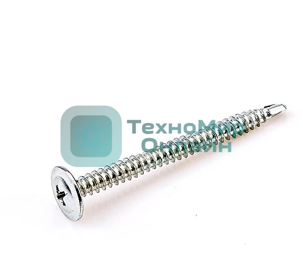 Саморез 4.2х16 металл-металл с прессшайбой сверло цинк (уп. 1000 шт) коробка СТРОЙМЕТИЗ ММ4216СЦ1