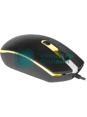 Мышь проводная Defender Dot MB-986 черный, 1600 dpi, USB, кнопки - 4