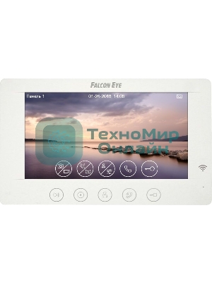 Видеодомофон Falcon Eye Cosmo HD Wi-Fi белый