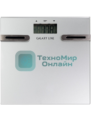 Весы напольные многофункциональные Galaxy Line GL 4855, серый, электронные, элемент питания типа 