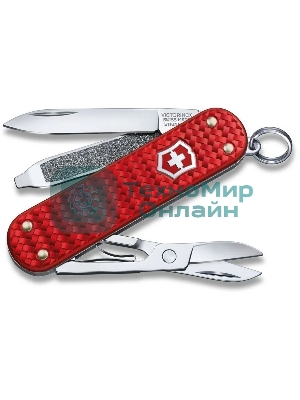 Нож-брелок Victorinox Classic SD Precious Alox, 58 мм, 5 функций, 