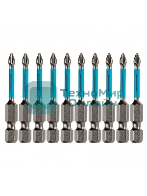 Набор бит торсионных Gross 11492 PH1x50 мм для ударных шуруповертов 10 шт