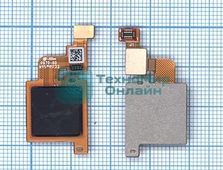 Шлейф со сканером отпечатка пальца для Xiaomi Mi 5x черный