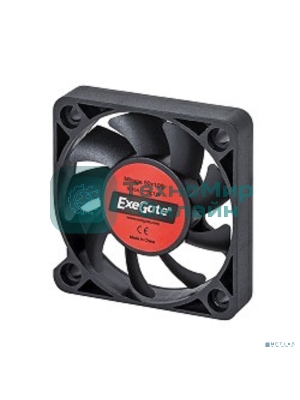 Вентилятор для корпуса ExeGate EX05010S3P черный, 50 мм, 5000 об/мин, 28 дБ, 3 pin