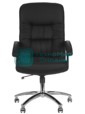 Кресло Бюрократ T-9908AXSN-AB черный, кожа