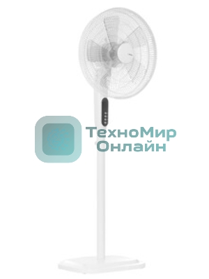 Вентилятор Centek CT-5026 белый, напольный, 65 Вт, 4 скорости, 44.5 см