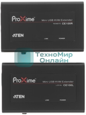 Переключатель ATEN USB VGA Cat 5 Mini KVM Extender (1280 x 1024@100m)