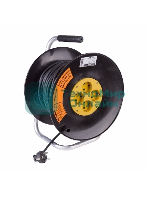 Удлинитель силовой PROconnect на катушке 4 гнезда с/з 20 м 3х1,5 мм² OPTIMA