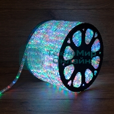 Дюралайт Neon-night LED, свечение с динамикой (3W) - мульти (RYGB), 36 LED/м, бухта 100м