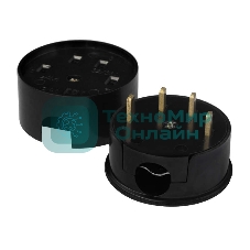 Разъем РШ-ВШ 32А 380В 3Р+РЕ кругл. черный UNIVersal 1233