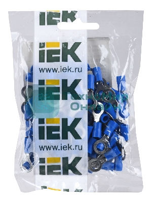 Наконечник НКИ 2-6 (кольцо 1.5-2.5) (уп. 100 шт) IEK UNL20-D25-4-6