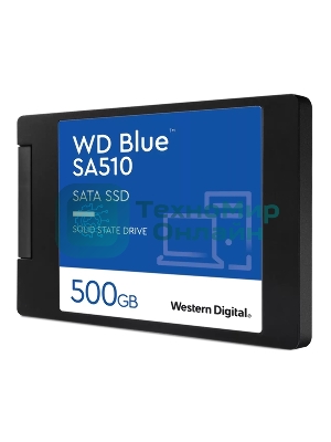 Накопитель SSD WD Blue SA510 WDS500G3B0A, 500GB, SATA III, 2.5