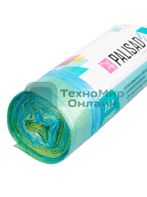 Пакеты для мусора с завязками Home Palisad 35 л x 15 шт. синие