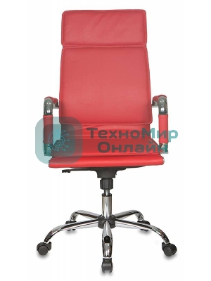 Кресло Бюрократ CH-993/red красный, экокожа