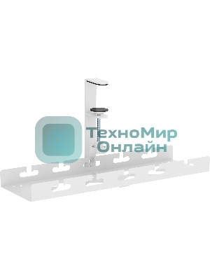 Кабель-канал Cactus CS-CM-400-1WT для столов 40x12.9x19см белый