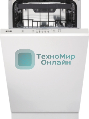 Посудомоечная машина встраиваемая Gorenje GV520D17S, загрузка 10 комплектов, стандартный мотор, регулировка верхней корзины по высоте, 3 корзины, кнопочное управление, звуковой сигнал завершения цикла, автооткрывание дверцы, половинная загрузка, полный AquaStop, энергоэффективность А+++, уровень шума 47 дБ, белый