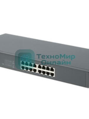 Коммутатор TP-Link SMB TL-SG1016 Коммутатор 16-port Gigabit Switch, 1U 19-inch rack-mountable steel case