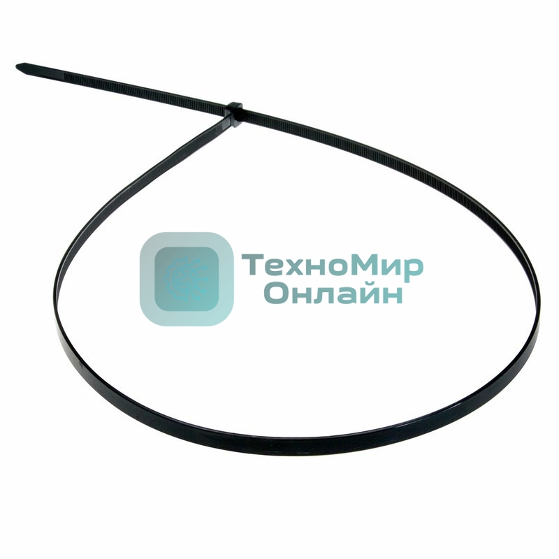 Хомут-стяжка кабельная нейлоновая Rexant 600 x7.6 мм, черная, упаковка 100 шт.