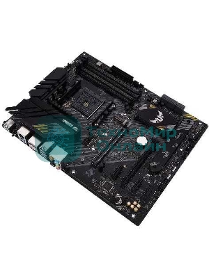 Материнская плата ASUS TUF GAMING B550-PLUS, AM4, AMD B550, 4xDDR4, 6xSATA, 2xM.2, 1xPCIe 4.0 x16, 1xPCIe 3.0 x16, 3xPCIe x1, 1xHDMI, 1xDP, 1x 2.5Gb LAN, 4xUSB-A 3.2 Gen 1, 1xUSB-A 3.2 Gen 2, 2xUSB-A 2.0, 1xUSB-C 3.2 Gen 2, 5x3.5 мм, 7.1, ATX