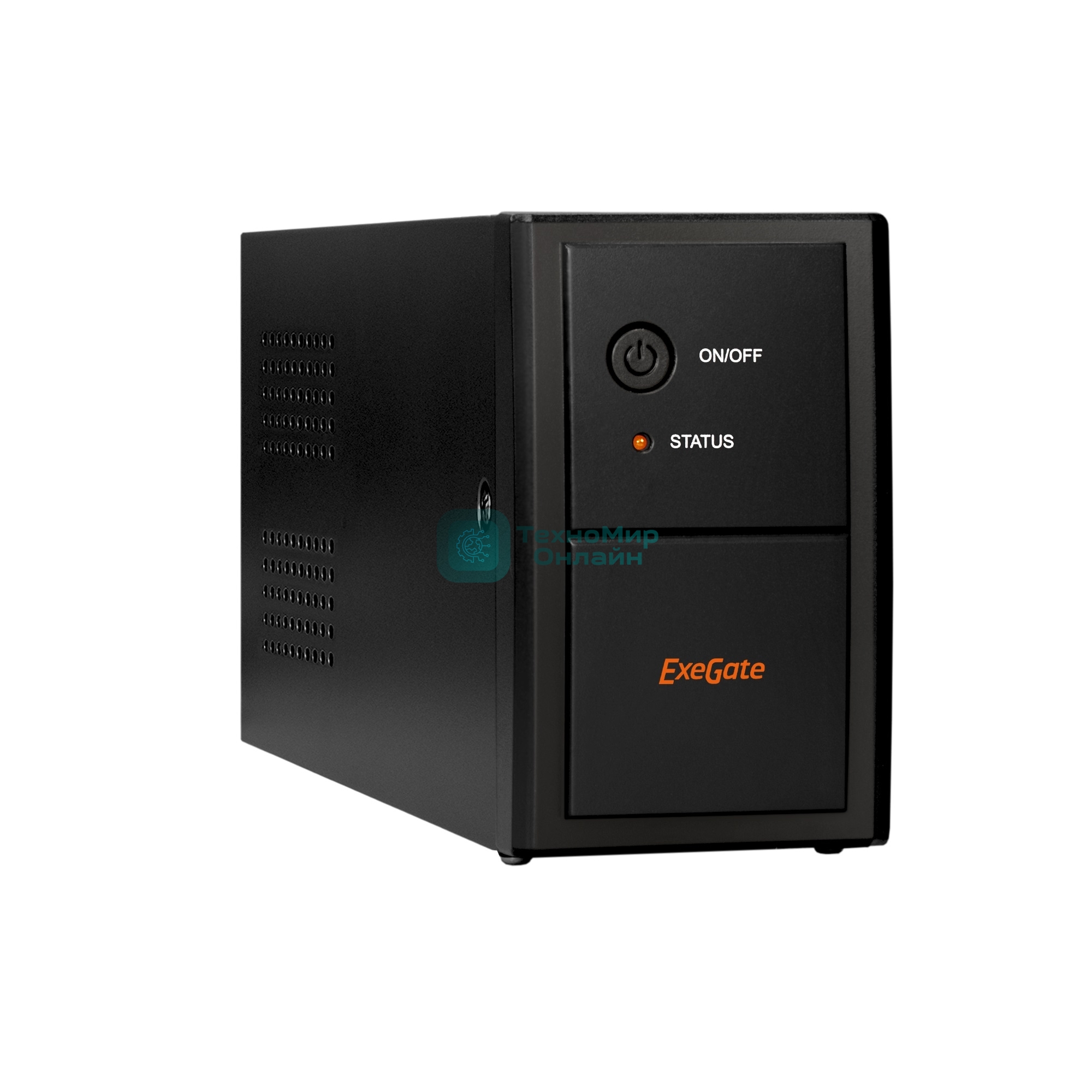 Источник бесперебойного питания ExeGate SpecialPro UNB-800.LED.AVR.EURO 800VA/480W, LED, AVR, 2 евророзетки, черный