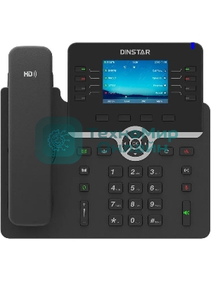 Телефон IP Dinstar C64GP черный