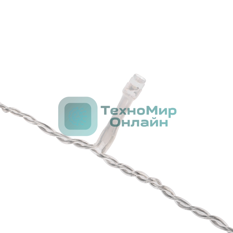 Гирлянда Neon-night Нить 10м, с эффектом мерцания, прозрачный провод, IP44, 230В, диоды теплые белые, 75 LED