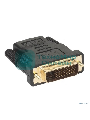 Переходник HDMI-DVI ExeGate EX-A-HDMI-DVI-1 (19F/19M, позолоченные контакты)