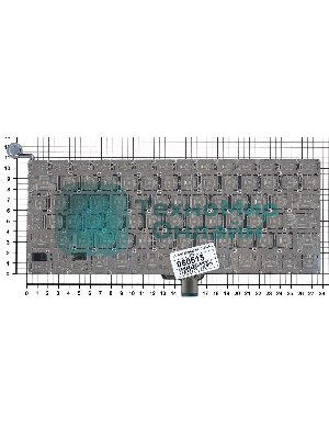 Клавиатура для ноутбука MacBook A1342 2009/2010 белая 13,3