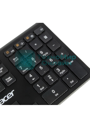 Клавиатура беспроводная Acer OKR020, USB, Радиоканал, черный