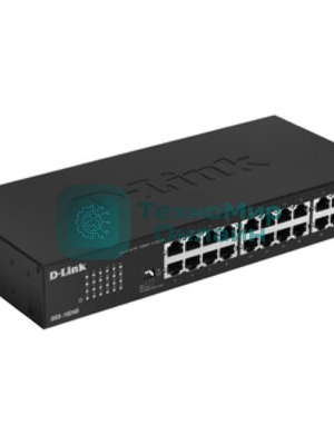 Коммутатор D-Link DGS-1024D/J1A, 24×1 Гбит/с, неуправляемый