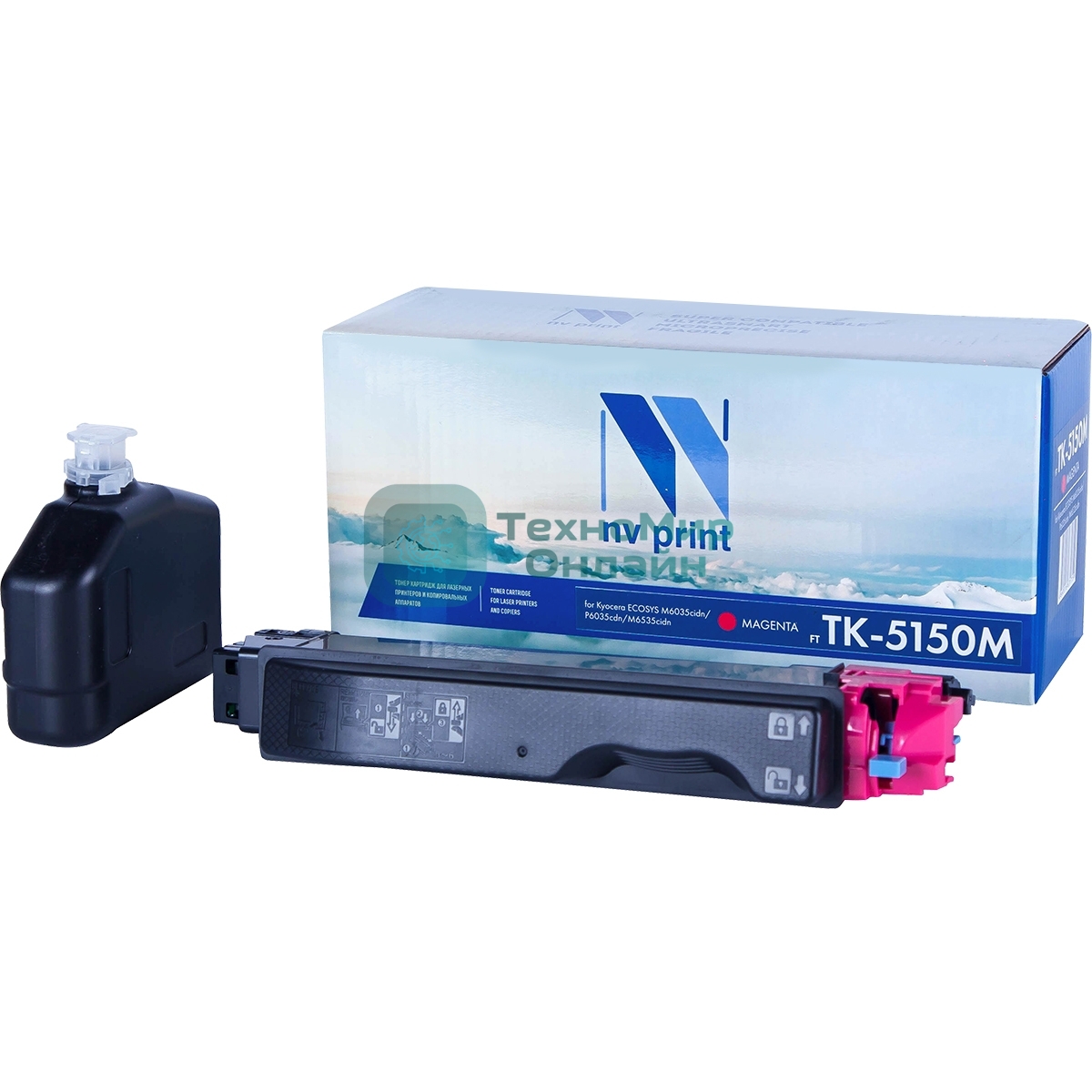 Картридж NVPrint совместимый Kyocera TK-5150 Magenta для ECOSYS M6035cidn/P6035cdn/M6535cidn (10000k)
