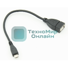 Кабель USB Behpex OTG USB(f)/MicroUSB (0.2м)